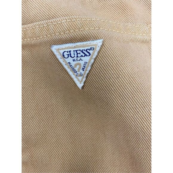 Vintage Tan Guess Denim Jeans - Picture 6 of 9